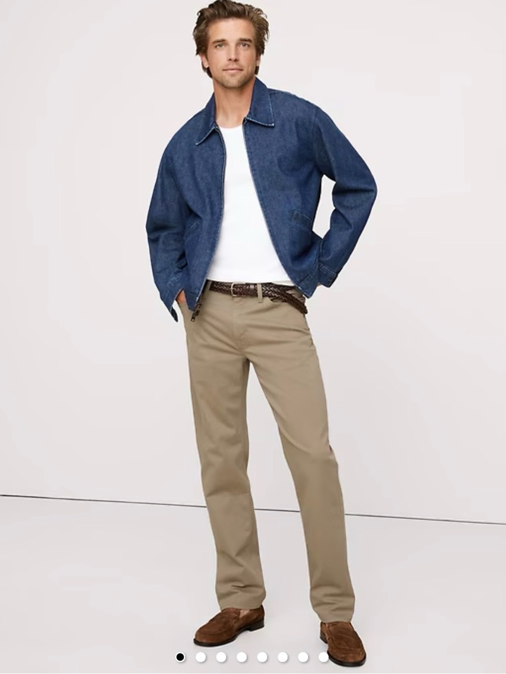Banana Republic Khaki Slim Fit Stretch Pants- Men’s 32 x 32 NWOT